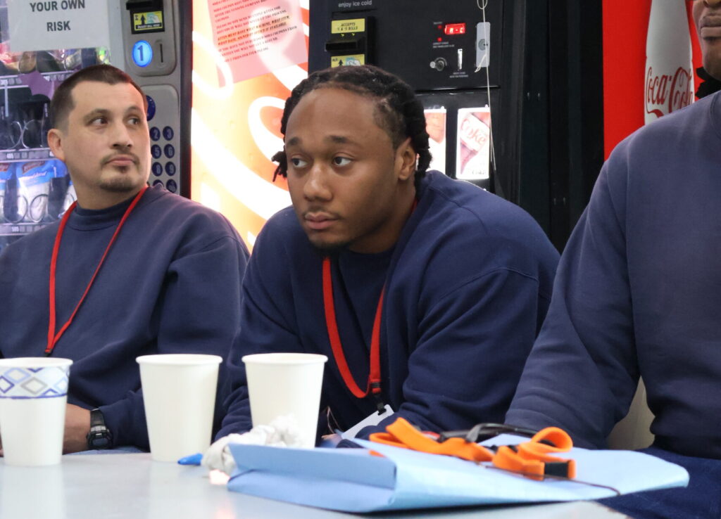 good boys listening at the table