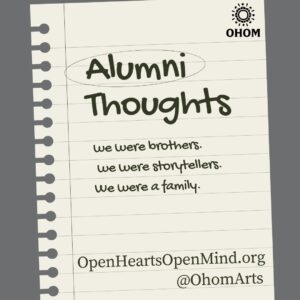 page torn out of notebook.